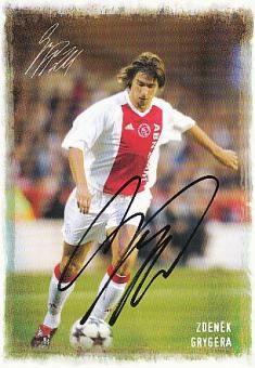 Zdenek Grygera  Ajax Amsterdam  Fußball Autogrammkarte original signiert 