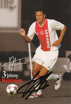 Johnny Heitinga   Ajax Amsterdam  Fußball Autogrammkarte original signiert 