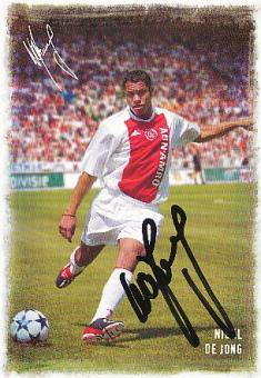 Nigel De Jong   Ajax Amsterdam  Fußball Autogrammkarte original signiert 