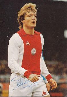 Sören Lerby  Ajax Amsterdam  Fußball Autogrammkarte original signiert 