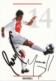 Maxwell   Ajax Amsterdam  Fußball Autogrammkarte original signiert 