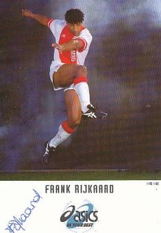 Frank Rijkaard  Ajax Amsterdam  Fußball Autogrammkarte original signiert 