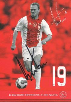 Dennis Rommedahl  Ajax Amsterdam  Fußball Autogrammkarte original signiert 