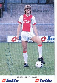 Frank Verlaat  Ajax Amsterdam  Fußball Autogrammkarte original signiert 