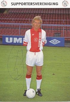 Peter van Vossen  Ajax Amsterdam  Fußball Autogrammkarte original signiert 