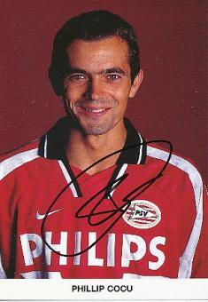 Phillip Cocu   PSV Eindhoven  Fußball Autogrammkarte original signiert 