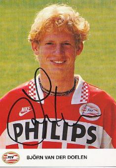Björn van der Doelen   PSV Eindhoven  Fußball Autogrammkarte original signiert 