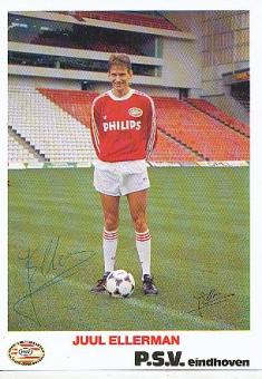 Juul Ellermann  PSV Eindhoven  Fußball Autogrammkarte original signiert 