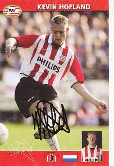 Kevin Hofland  PSV Eindhoven  Fußball Autogrammkarte original signiert 