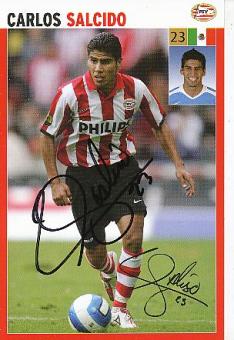 Carlos Salcido   PSV Eindhoven  Fußball Autogrammkarte original signiert 