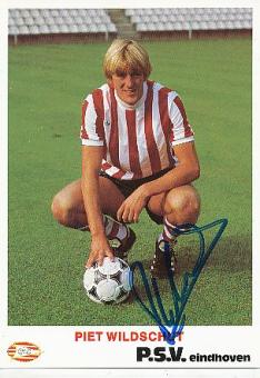 Piet Wildschut  PSV Eindhoven  Fußball Autogrammkarte original signiert 