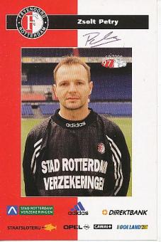 Zsolt Petry  Feyenoord Rotterdam  Fußball Autogrammkarte original signiert 