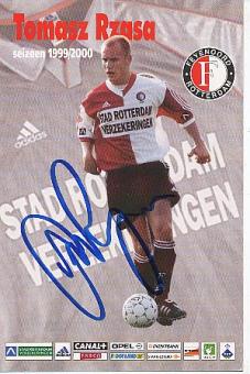 Tomasz Rzasa  Feyenoord Rotterdam  Fußball Autogrammkarte original signiert 