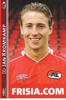 Jan Kromkamp  AZ Alkmaar  Fußball Autogrammkarte original signiert 
