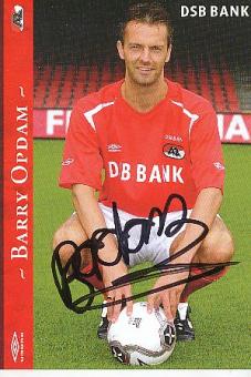 Barry Opdam  AZ Alkmaar  Fußball Autogrammkarte original signiert 