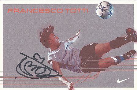 Francesco Totti  Italien Weltmeister WM 2006   Fußball Autogrammkarte original signiert 