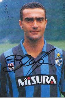 Giuseppe Bergomi   Inter Mailand   Fußball Autogrammkarte original signiert 