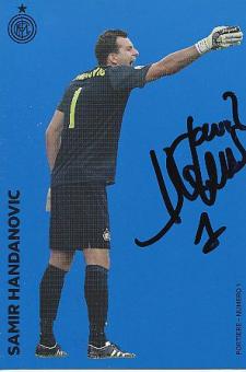 Samir Handanovic  Inter Mailand   Fußball Autogrammkarte original signiert 