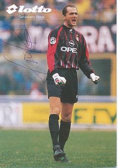 Sebastiano Rossi   AC Mailand   Fußball Autogrammkarte original signiert 
