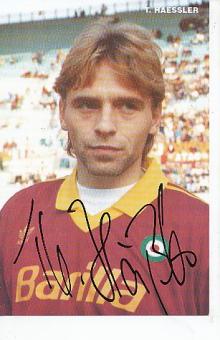 Thomas Häßler   AS Rom  Fußball Autogrammkarte  original signiert 