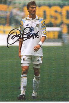 Dino Baggio   AC Parma  Fußball Autogrammkarte  original signiert 