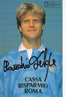 Claudio Sclosa   Lazio Rom  Fußball Autogrammkarte  original signiert 