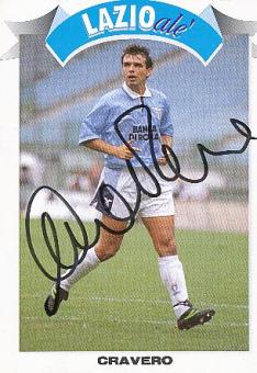 Roberto Cravero   Lazio Rom  Fußball Autogrammkarte  original signiert 