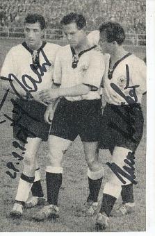 Hans Schäfer † 2017  & Fritz Walter † 2002 DFB Weltmeister WM 1954  Fußball Autogramm Bild original signiert 
