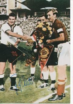 Fritz Walter † 2002 DFB Weltmeister WM 1954   Fußball Autogramm Foto original signiert 