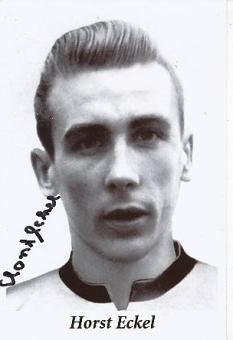 Horst Eckel † 2021   DFB Weltmeister WM 1954   Fußball Autogramm Foto original signiert 