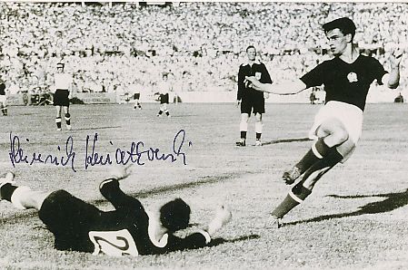 Heinrich Kwiatkowski † 2008   DFB Weltmeister WM 1954   Fußball Autogramm Foto original signiert 