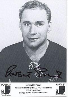 Herbert Erhardt † 2010  DFB Weltmeister WM 1954   Fußball Autogrammkarte  original signiert 
