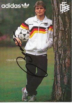 Ulrich Borowka  DFB  EM 1988  Fußball Autogrammkarte original signiert 