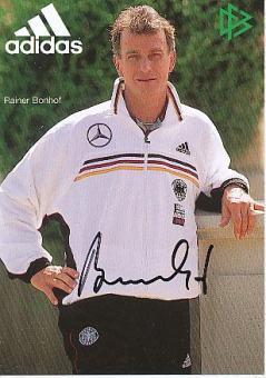 Rainer Bonhof  DFB  WM 1998  Fußball Autogrammkarte original signiert 