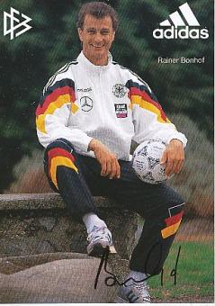 Rainer Bonhof  DFB   1992  Fußball Autogrammkarte original signiert 