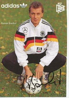 Rainer Bonhof  DFB   1991  Fußball Autogrammkarte original signiert 