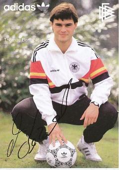 Thomas Berthold  DFB  WM 1986  Fußball Autogrammkarte original signiert 