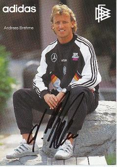 Andreas Brehme  DFB  WM 1994  Fußball Autogrammkarte original signiert 
