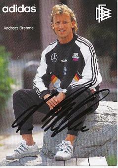 Andreas Brehme  DFB  WM 1994  Fußball Autogrammkarte original signiert 