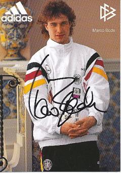 Marco Bode  DFB  EM 1996  Fußball Autogrammkarte original signiert 