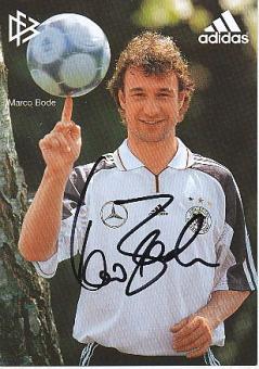 Marco Bode  DFB  EM 2000  Fußball Autogrammkarte original signiert 