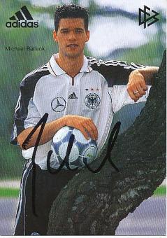Michael Ballack  DFB  EM 2000  Fußball Autogrammkarte original signiert 