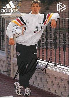 Steffen Freund  DFB  EM 1996  Fußball Autogrammkarte original signiert 