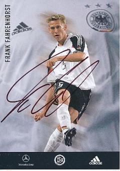 Frank Fahrenhorst  DFB   EM 2004  Fußball Autogrammkarte original signiert 