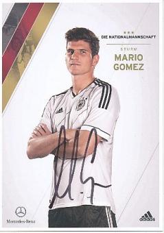 Mario Gomez  DFB   EM 2012  Fußball Autogrammkarte original signiert 