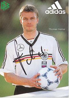Thomas Helmer  DFB    WM 1998  Fußball Autogrammkarte original signiert 