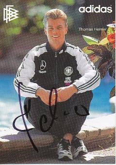Thomas Helmer  DFB    WM 1994  Fußball Autogrammkarte original signiert 