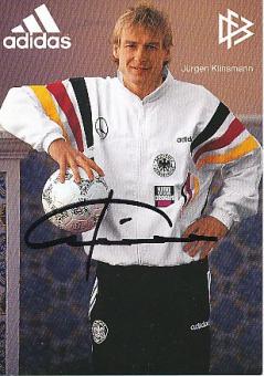Jürgen Klinsmann  DFB    EM 1996   Fußball Autogrammkarte original signiert 