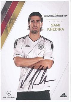 Sami Khedira  DFB   EM 2012  Fußball Autogrammkarte original signiert 