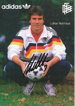 Lothar Matthäus  DFB   EM 1988  Fußball Autogrammkarte original signiert 